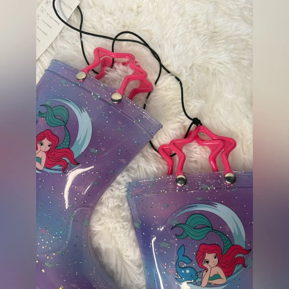 Kids Mermaid Light-Up Rain Boots - Size 10 M